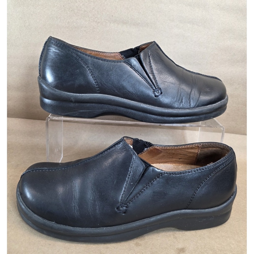 Footprints Birkenstock Cambria Women's Black Leather SlipOn Shoes EU 37 US 6-6.5